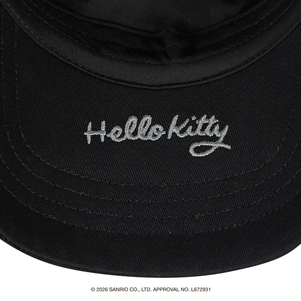 [Metal City] Hello Kitty Cap_Chrome 01/ Black