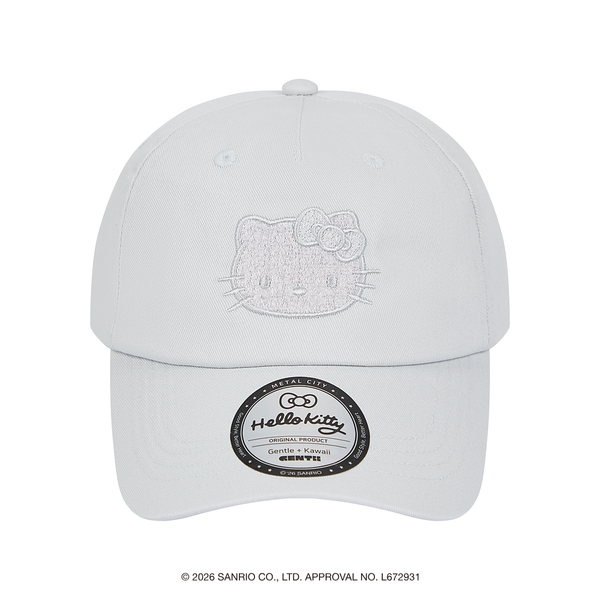 [Metal City] Hello Kitty Cap_Chrome 01/ LightGrey