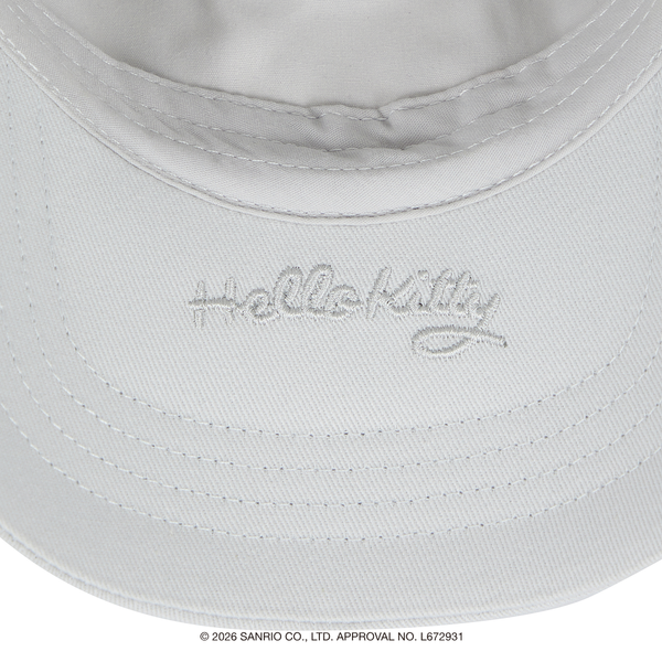 [Metal City] Hello Kitty Cap_Chrome 01/ LightGrey