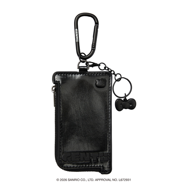 [Metal City] Hello Kitty Card Case_Chrome 01/ Black
