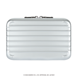 [Metal City] Hello Kitty Hard Pouch_Chrome 01/ Silver