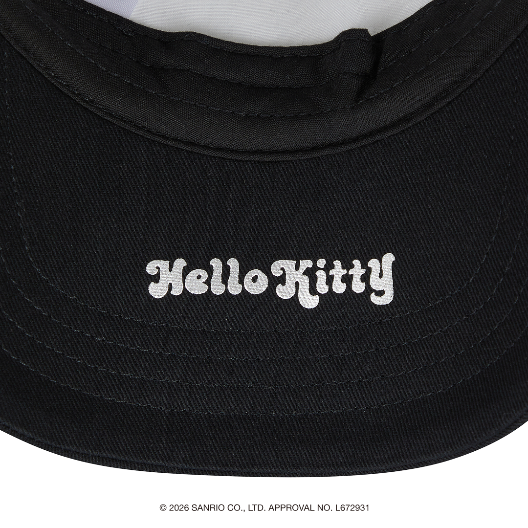 [Metal City] Hello Kitty MeshCap_Halftone 02/ Black