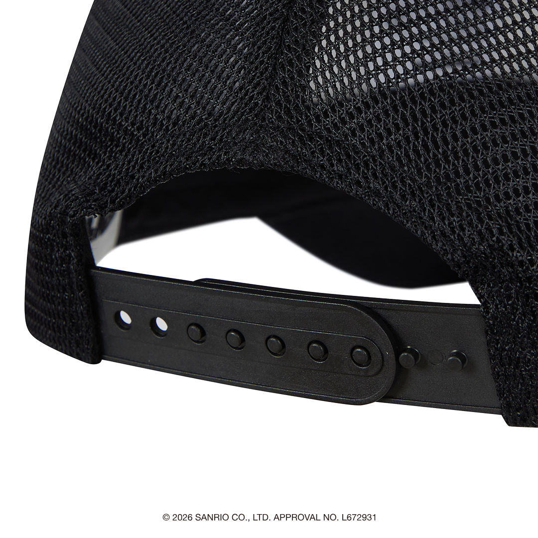 [Metal City] Hello Kitty MeshCap_Halftone 02/ Black
