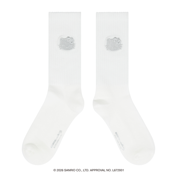 [Metal City] Hello Kitty Socks_Chrome 01/ White