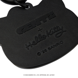[Metal City] Hello Kitty Carabiner SolidKeyring_Chrome 01/ Black