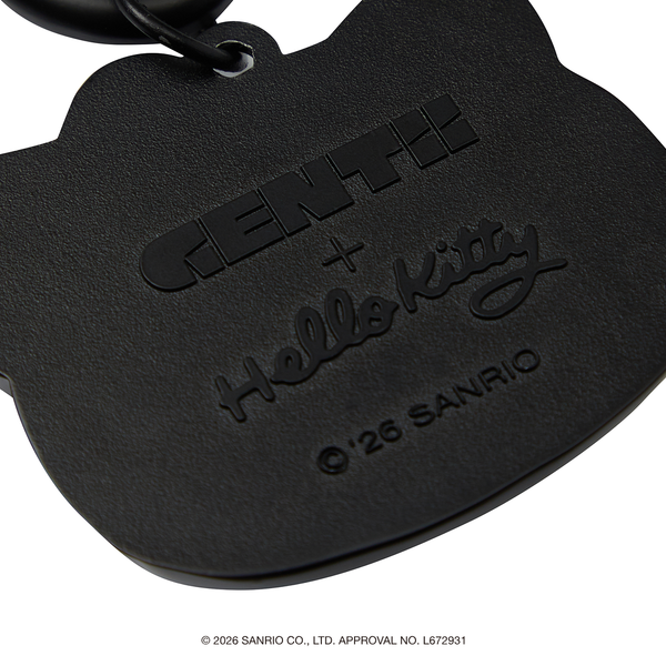 [Metal City] Hello Kitty Carabiner SolidKeyring_Chrome 01/ Black