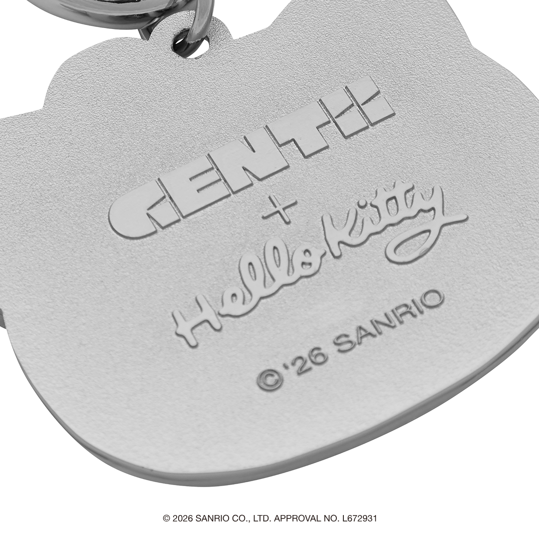 [Metal City] Hello Kitty Carabiner SolidKeyring_Chrome 01/ Silver