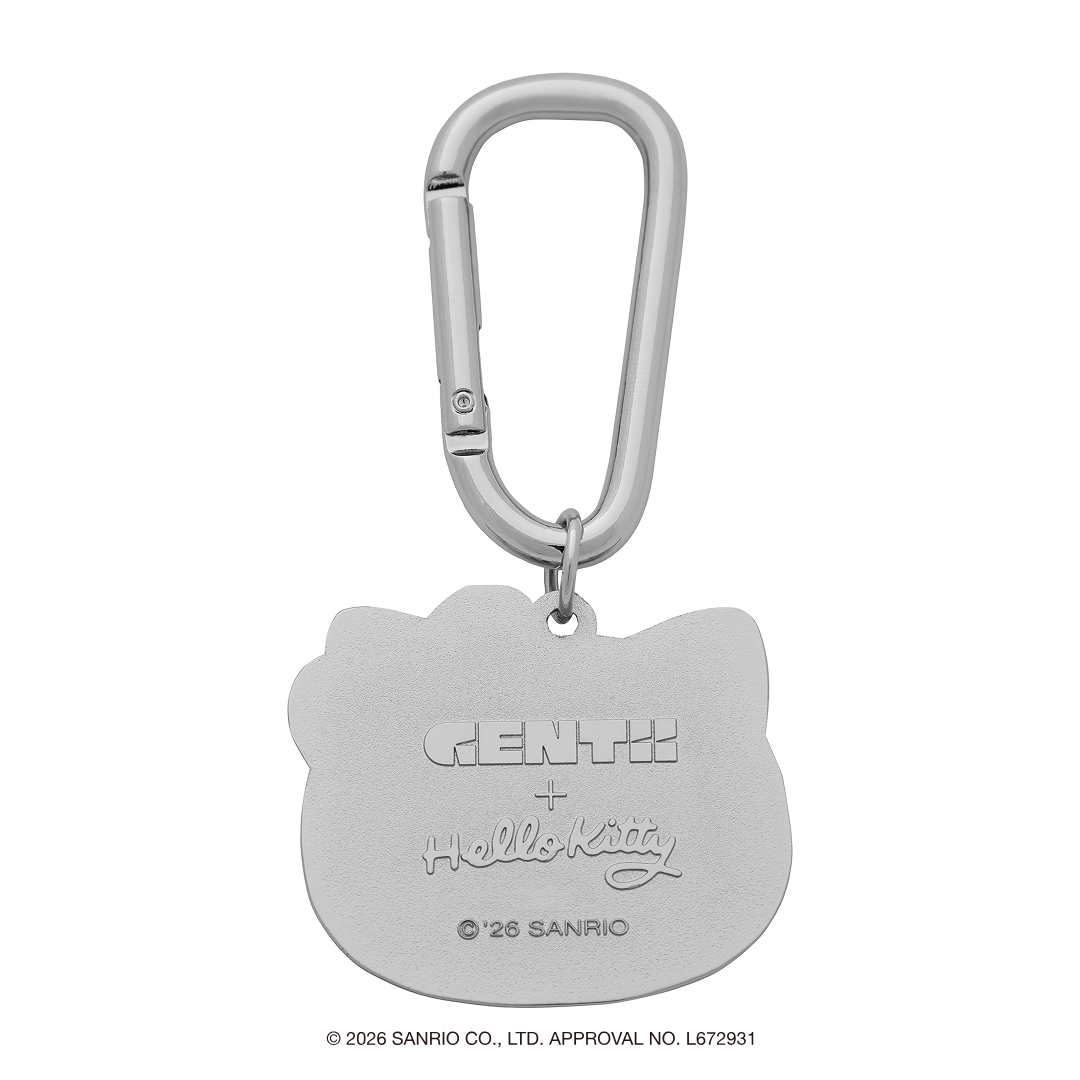 [Metal City] Hello Kitty Carabiner SolidKeyring_Chrome 01/ Silver