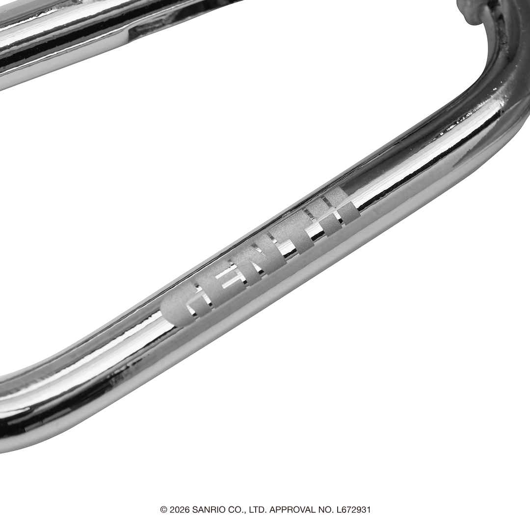 [Metal City] Hello Kitty Carabiner SolidKeyring_Chrome 01/ Silver