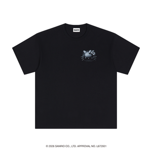 [Metal City] Hello Kitty T-Shirt_Chrome 01/ Black