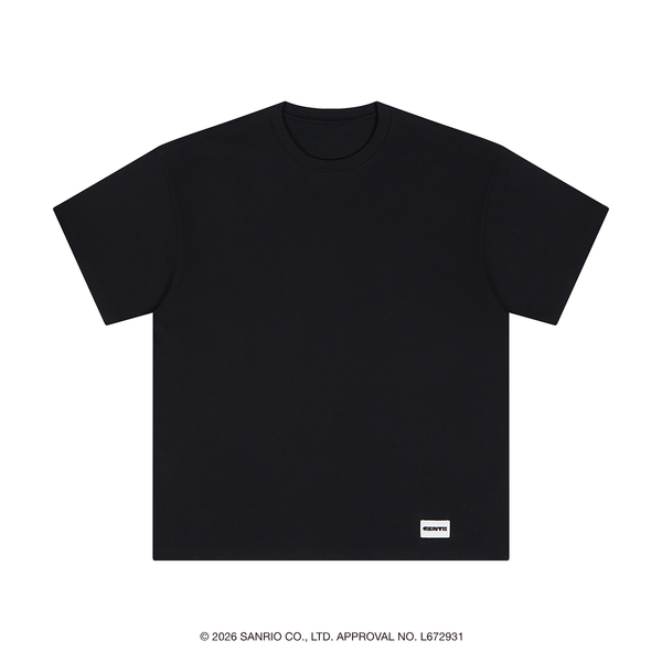 [Metal City] Hello Kitty T-Shirt_Chrome 02/ Black
