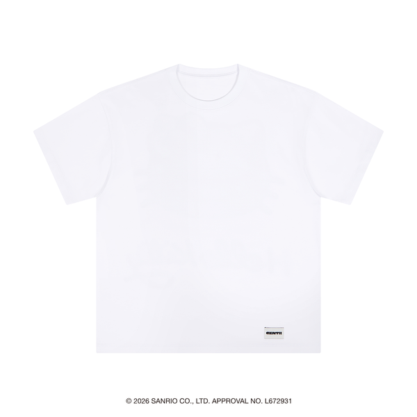 [Metal City] Hello Kitty T-Shirt_Chrome 02/ White (2)