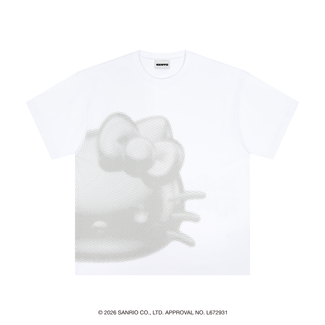 T-Shirt Halftone 03 / White