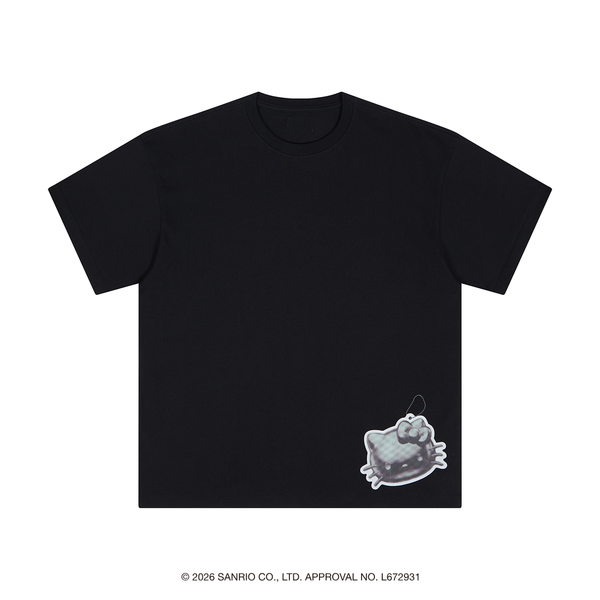 [Metal City] Hello Kitty T-Shirt_Halftone 04/ Black