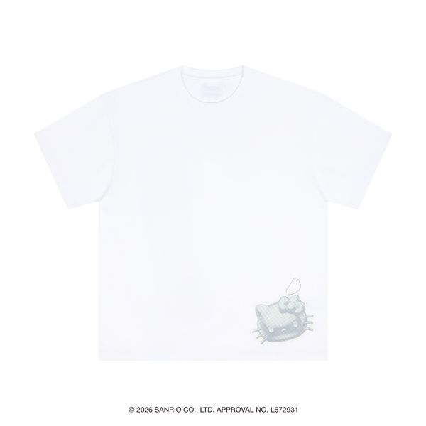 [Metal City] Hello Kitty T-Shirt_Halftone 04/ White
