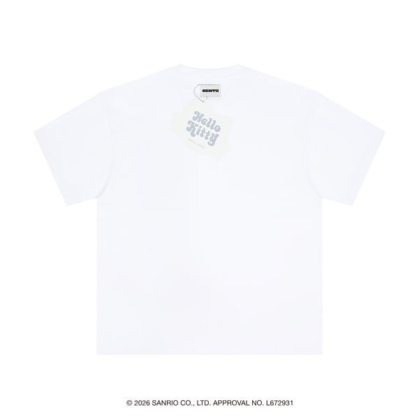 [Metal City] Hello Kitty T-Shirt_Halftone 04/ White